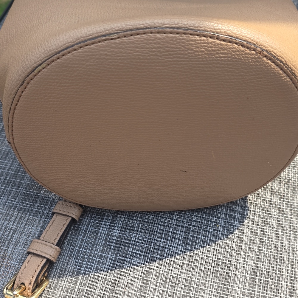 Burberry Haymarket Check Colours Small Lorne Bucket Bag Leather - Picture 7 of 15